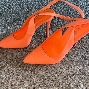 Orange heels